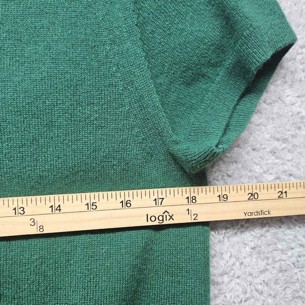 Quince Green Mongolian Cashmere Sweater Womens Size L Luxury Classic - Picture 5 of 8